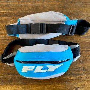 TWO Vintage Neoprene FLY Fanny Packs - Like New / Never Used